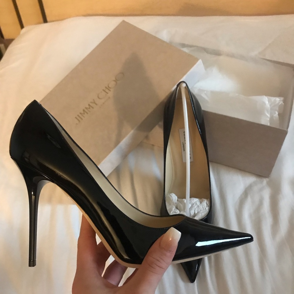 Jimmy Choo Abel Leather Black 42